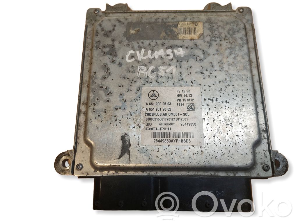 Mercedes-Benz C W205 Engine control unit/module ECU 
