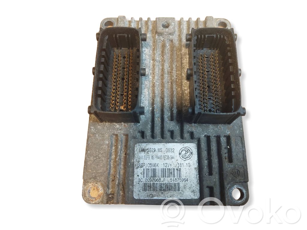 Engine control unit/module ECU   IAW5SF9MS,51875964,HW405