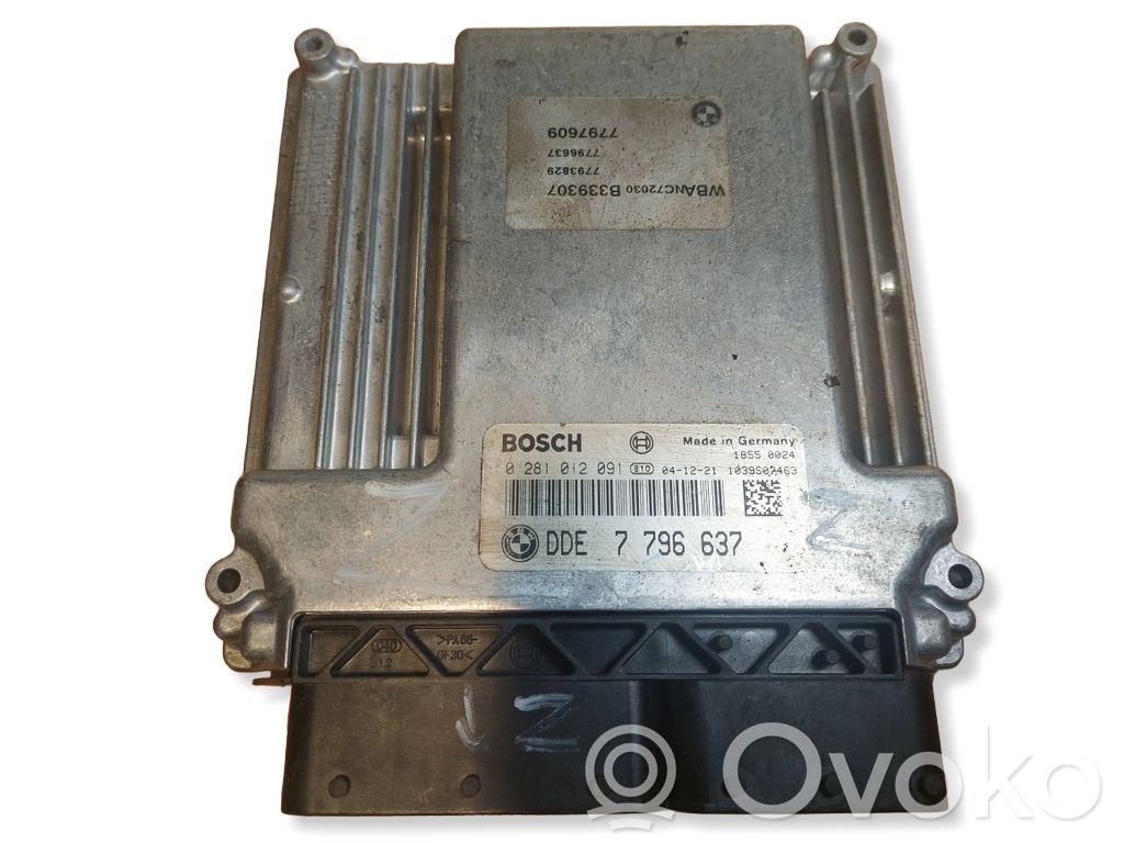 Engine control unit/module ECU   0281012091,7796637