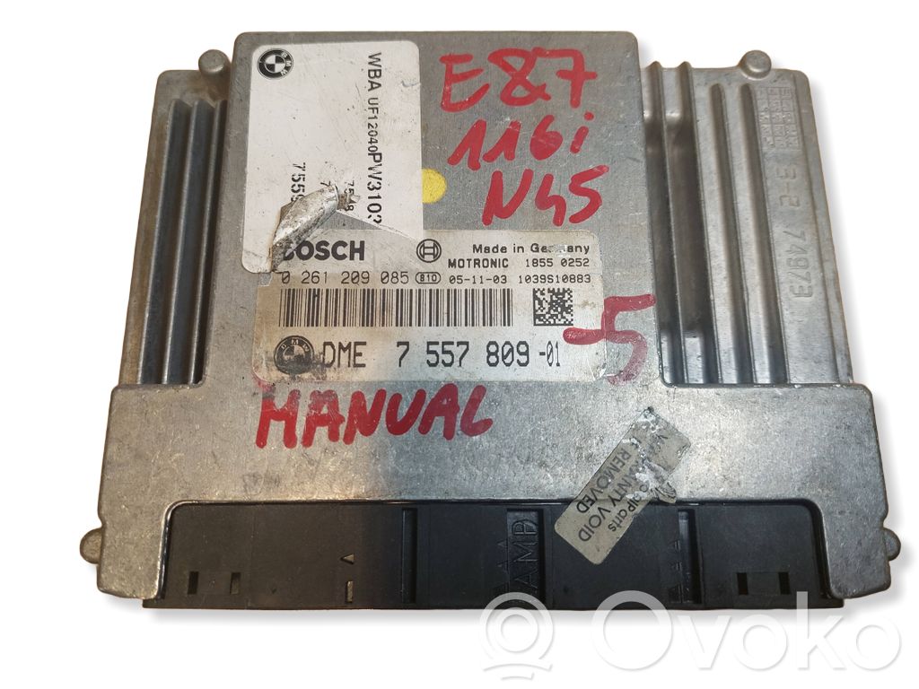 Unité de commande, module ECU de moteur   0261209085,7557809