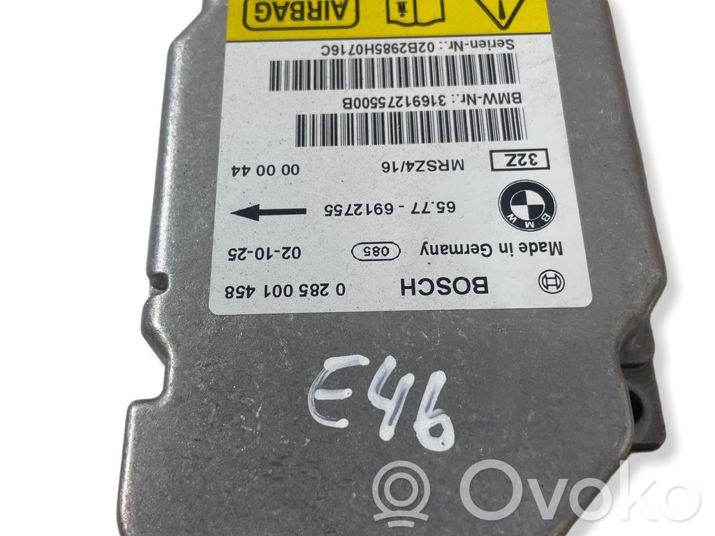 BMW 3 E46 Airbag control unit/module 