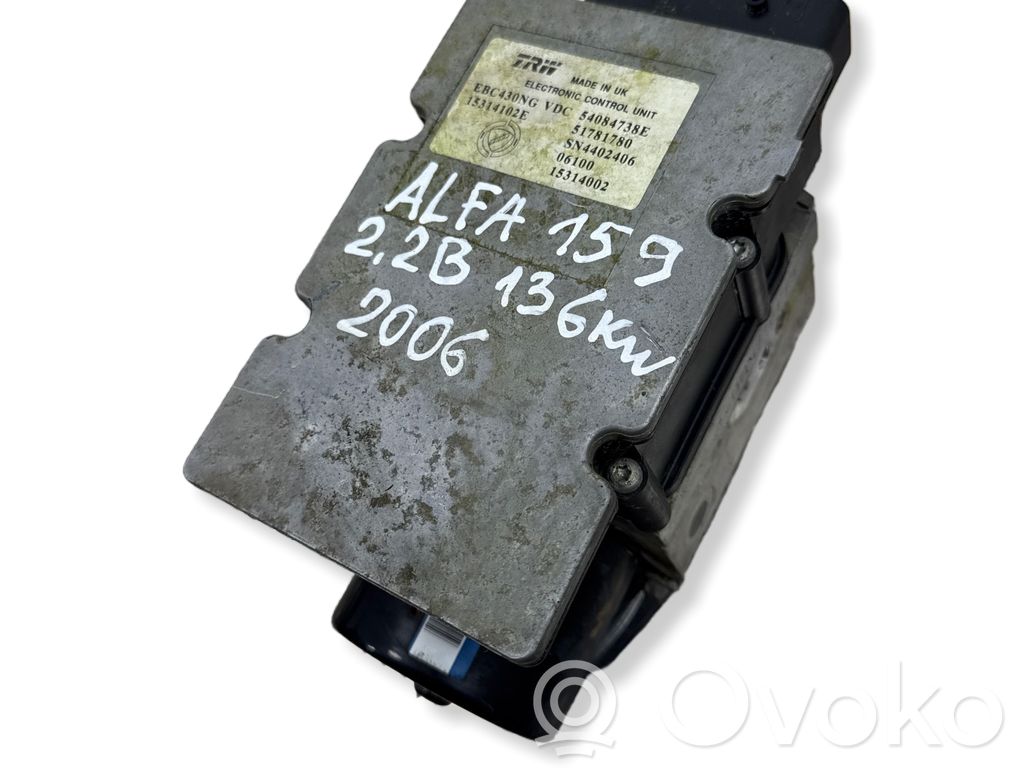 Alfa Romeo 159 ABS Pump 