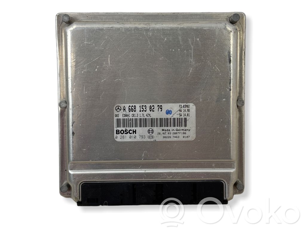 Mercedes-Benz A W168 Engine control unit/module 