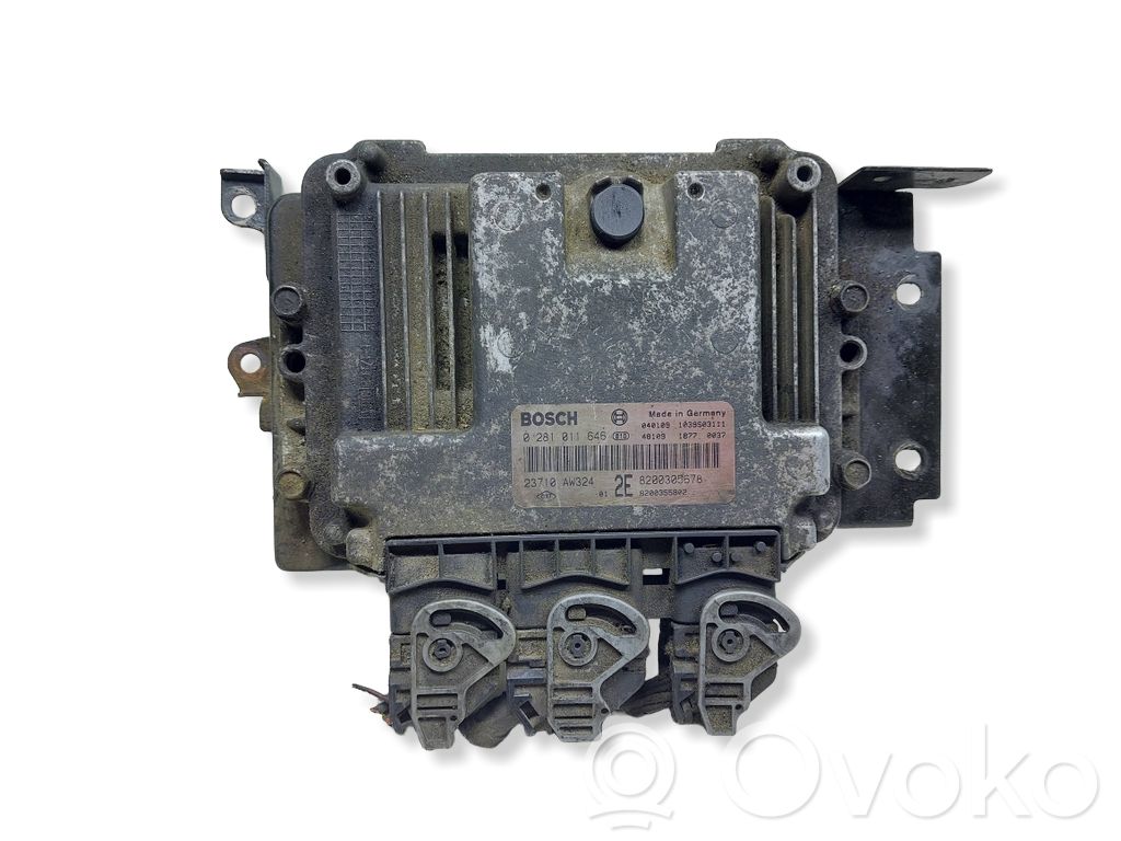 Engine control unit/module   0281011646,8200305678,8200355802