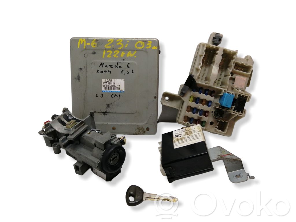 Engine ECU kit and lock set   E6T51574L02C,L33518881N