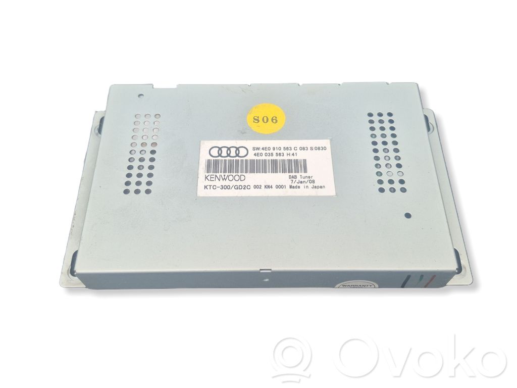 Audi A8 S8 D3 4E Radio/CD/DVD/GPS head unit 