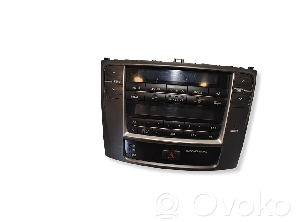 Lexus IS 220D-250-350 Climate control unit 