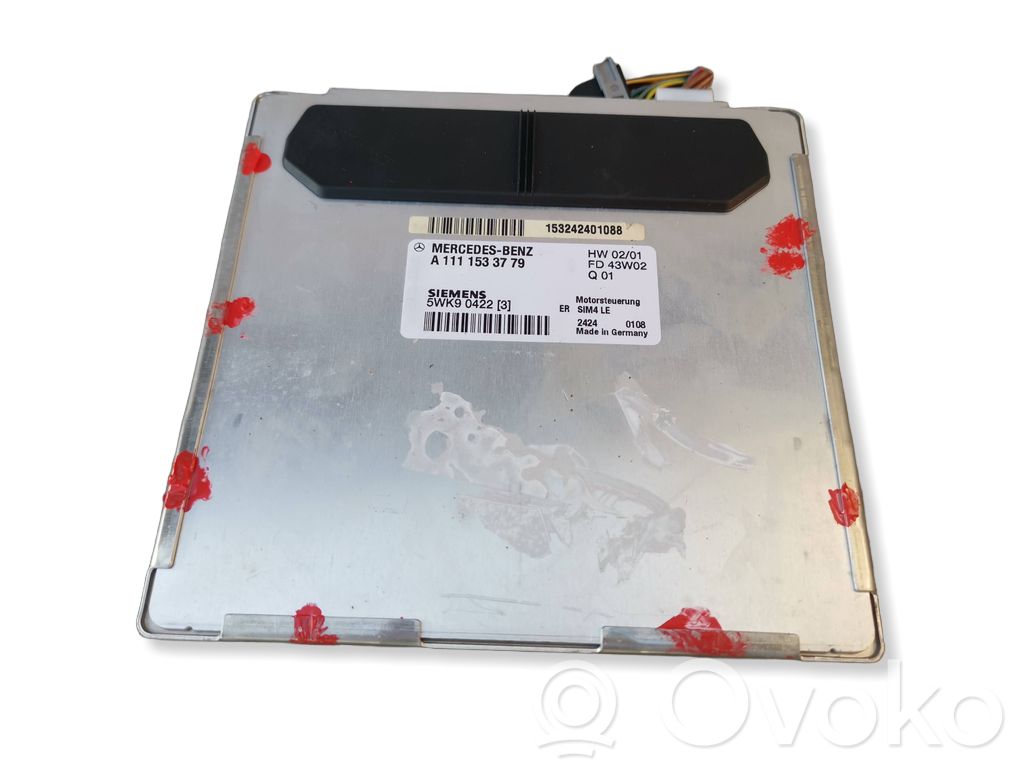 Mercedes-Benz SLK R170 Sterownik / Moduł ECU 