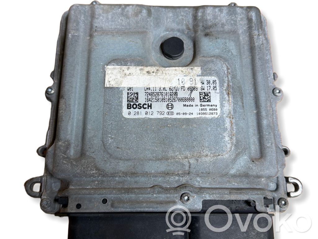 Engine control unit/module   0281012792,7248528761016203,1039S12873