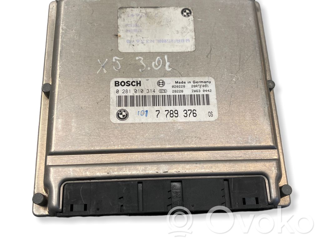 Engine control unit/module   7789376,28RTF091,0281010314