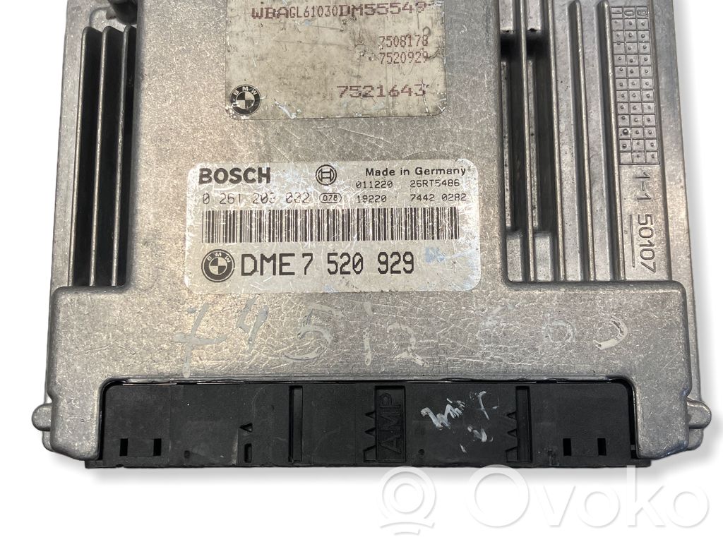 BMW 7 E65 E66 Engine control unit/module 