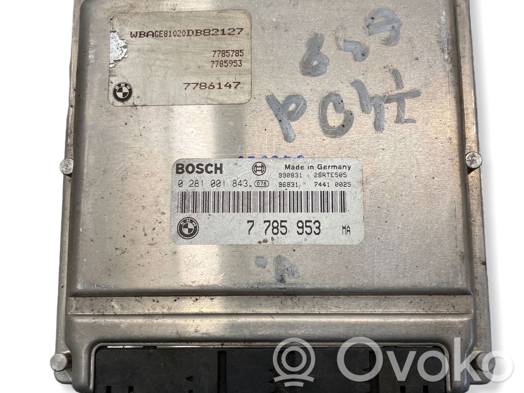BMW 7 E38 Engine control unit/module 