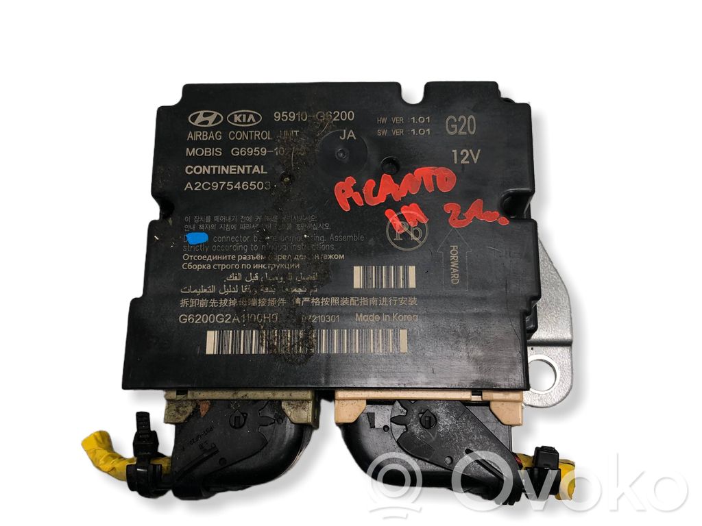KIA Picanto Airbag control unit/module 