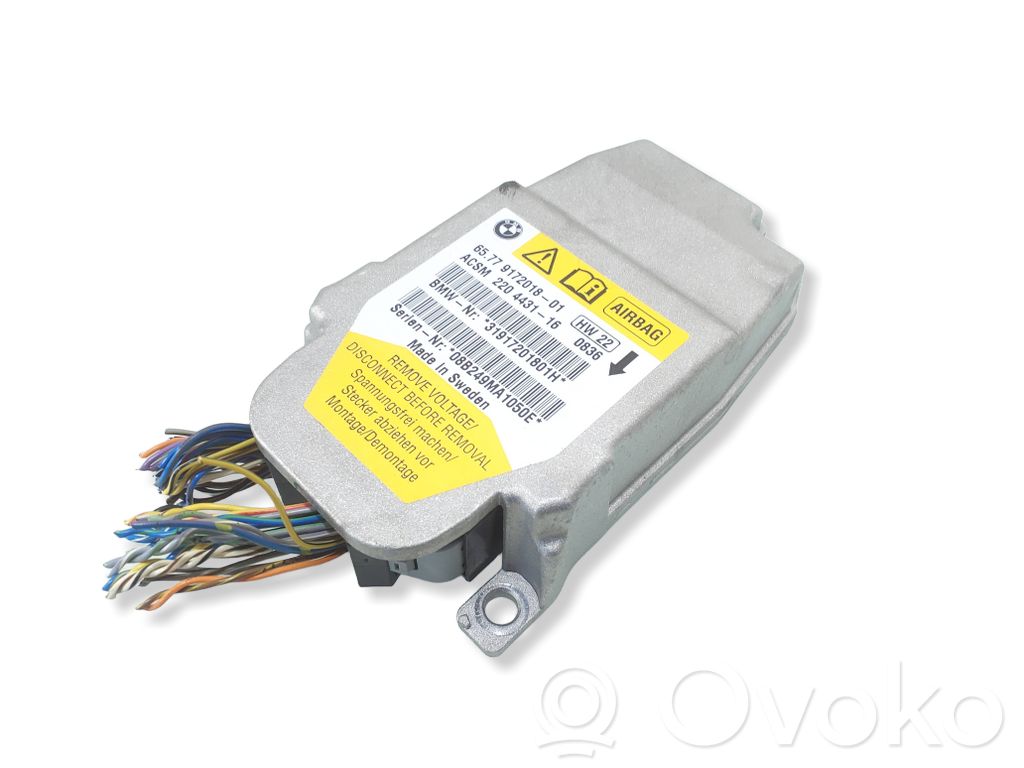 BMW 5 E60 E61 Unitate/modul de comandă airbaguri 