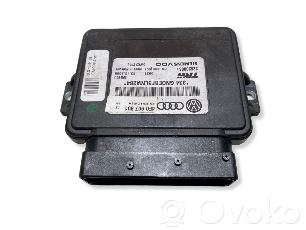 Module de commande de frein à main   4F0907801,4F0910801A,32620003,5WK32443