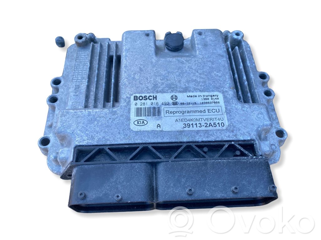 Unidad de control/módulo del motor   0281016492,1039S37866,391132A510