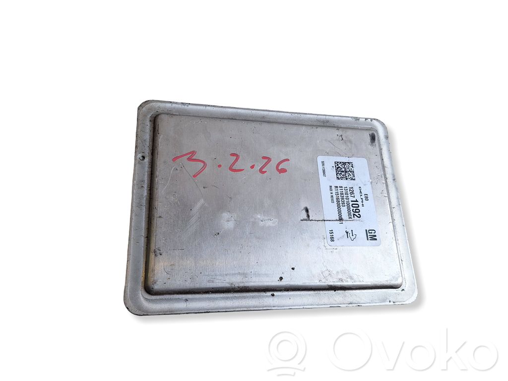 Vauxhall Astra K Engine control unit/module 