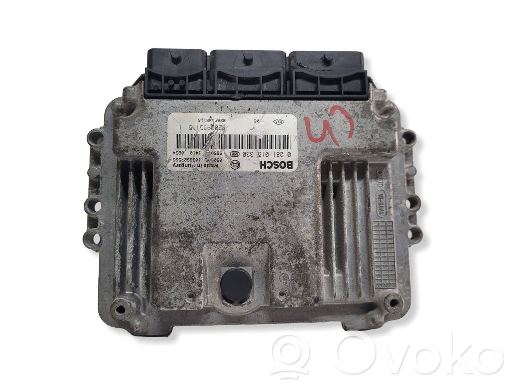 Engine control unit/module   0281015330,8200935115,8200335116