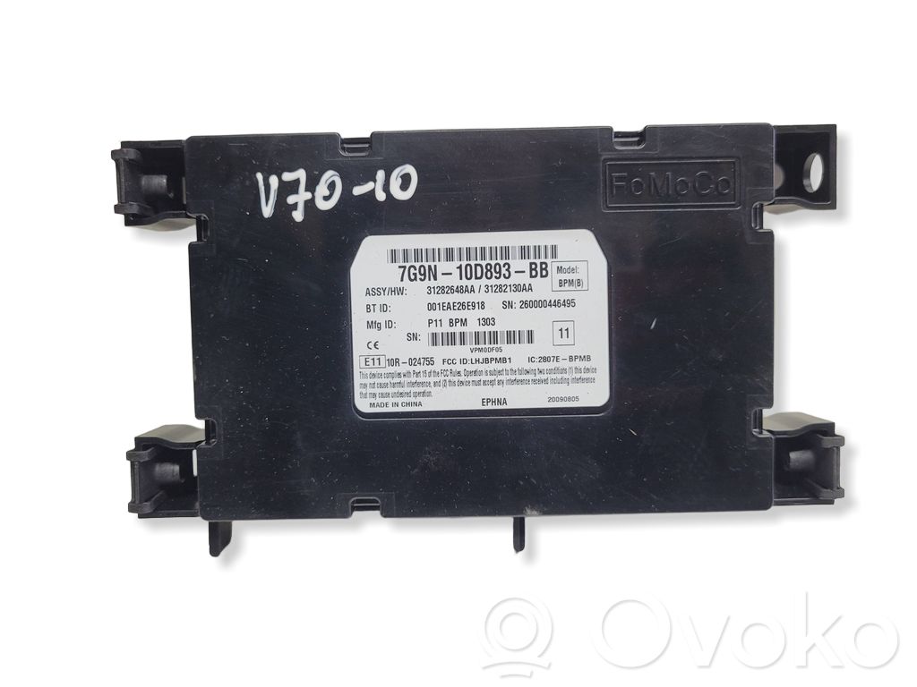 Unidad de control/módulo de bluetooth   7G9N10D893BB,31282648AA,31282130AA,001EAE26E918
