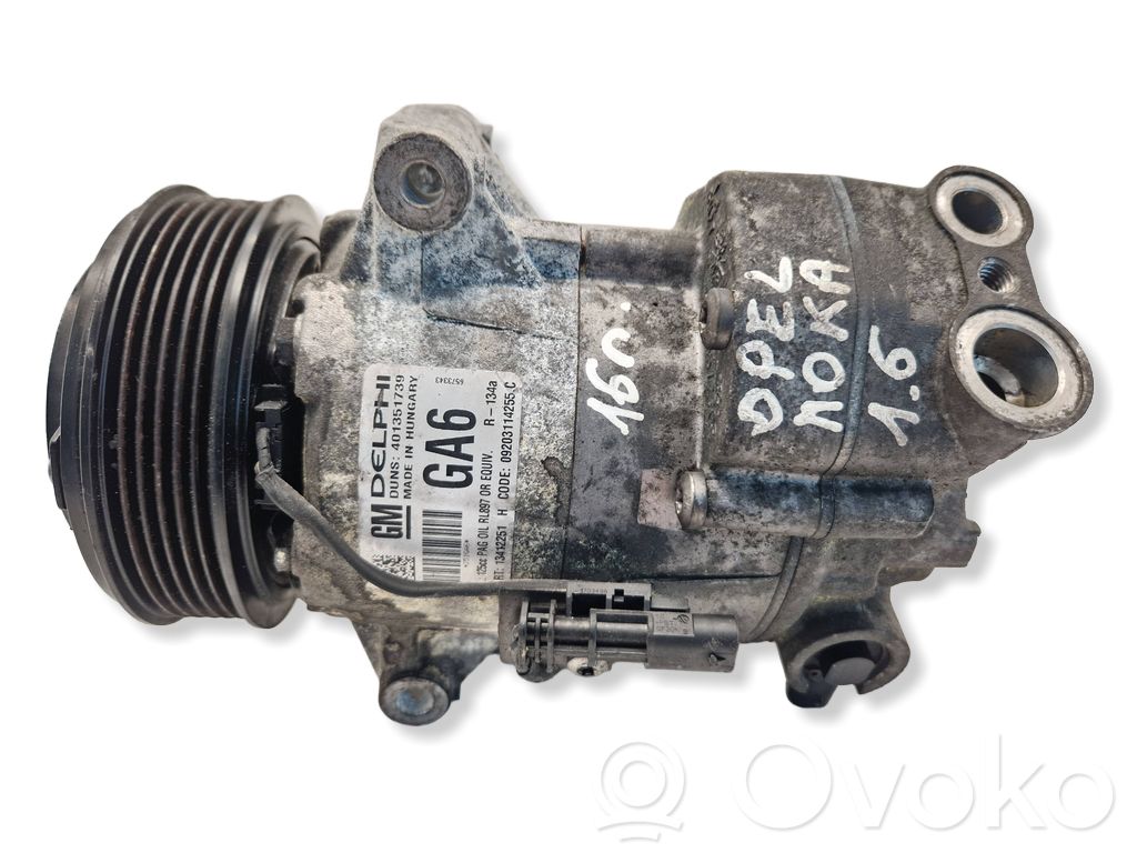 Opel Mokka Klimakompressor Pumpe 