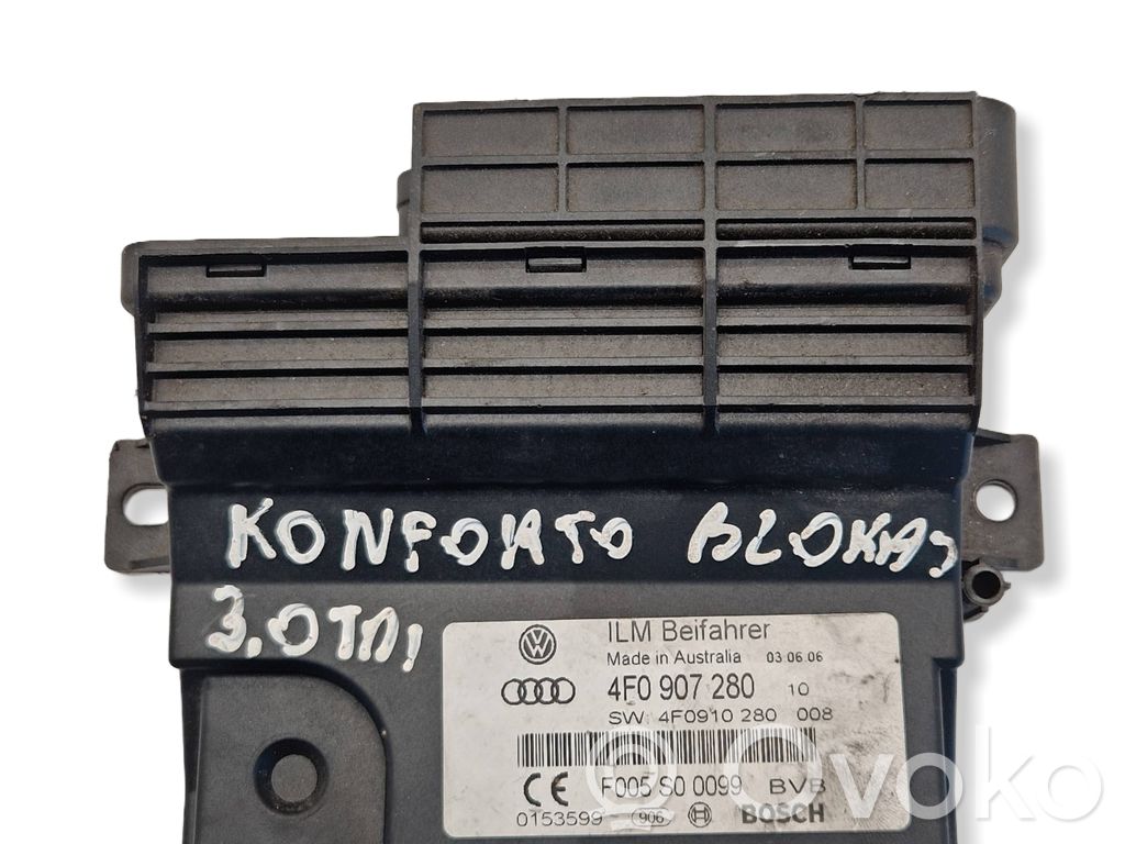 Autres unités de commande / modules   4F0907280,4F0910280,F005S00099