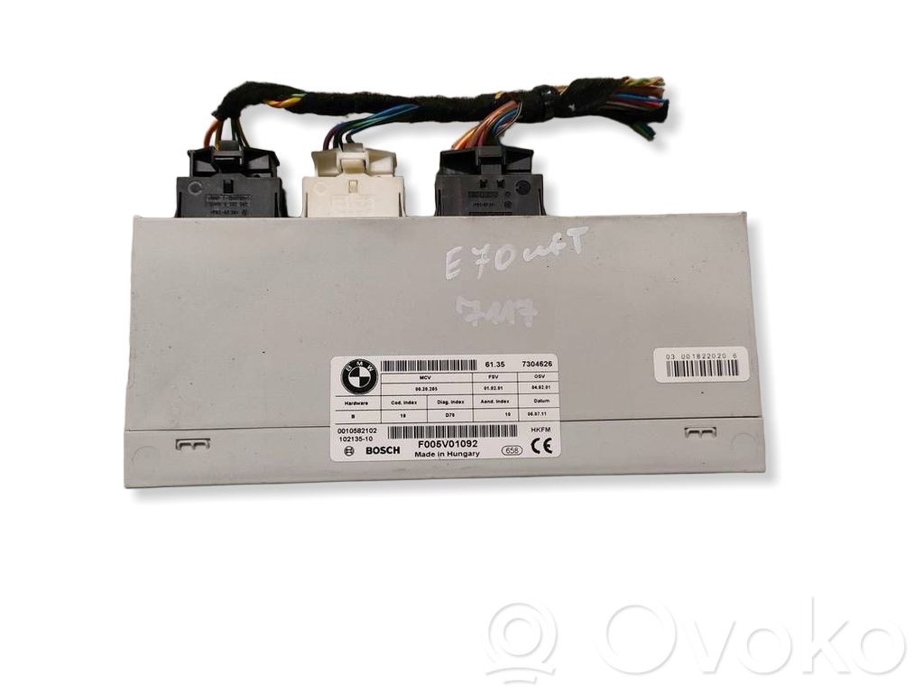 BMW X5 E70 Tailgate/trunk control unit/module 