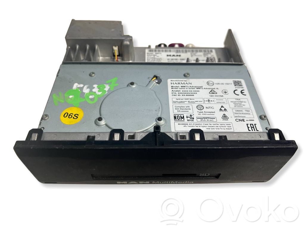 Navigation unit CD/DVD player   81821006067
