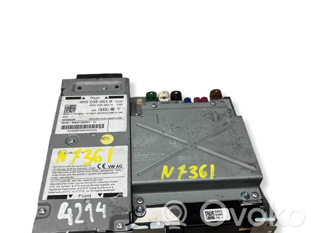GPS navigation control unit/module   4K0035063B