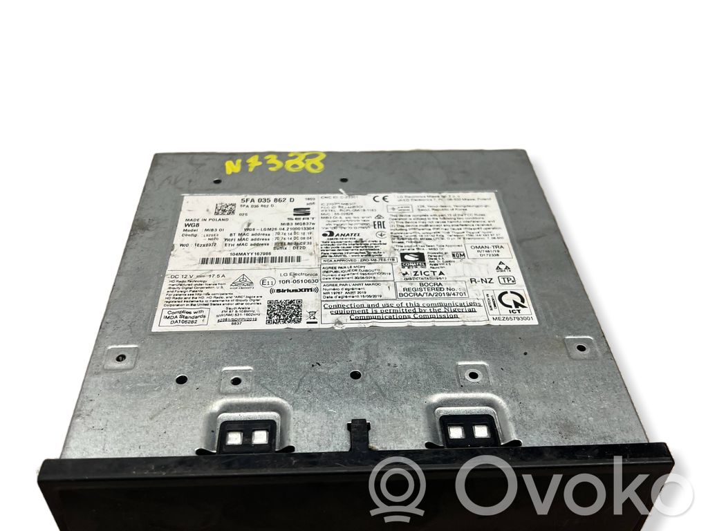 Seat Leon (5F) Radio / CD/DVD atskaņotājs / navigācija 