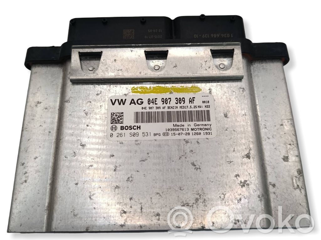 Engine control unit/module   04E907309AF,0261S09531,04E907309AE
