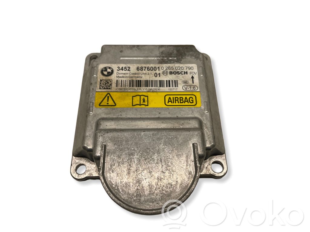 Sterownik / Moduł Airbag   6876001,0265020790