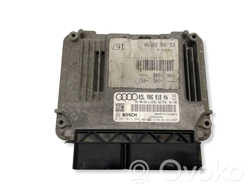 Audi A6 S6 C7 4G Engine control unit/module 