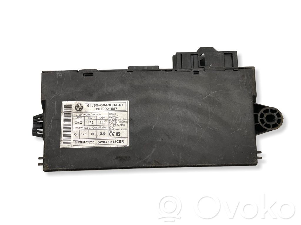 Unité de contrôle module CAS   6943834,2070921587,5WK49513CBR