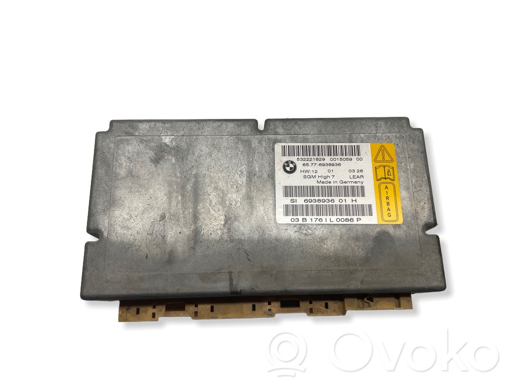 BMW 5 E60 E61 Module de contrôle airbag 