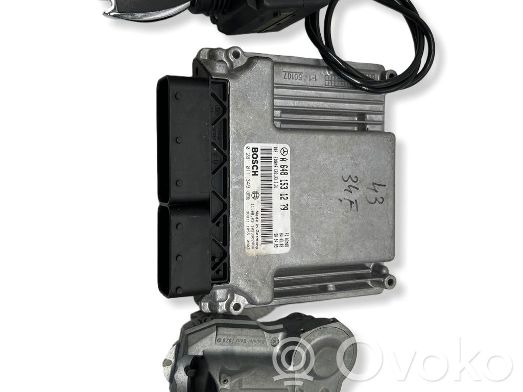 Mercedes-Benz E W211 Engine ECU kit and lock set 