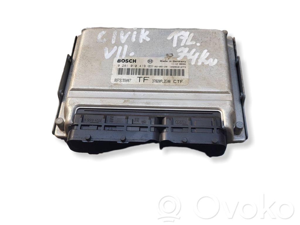 Honda Civic Sterownik / Moduł ECU 