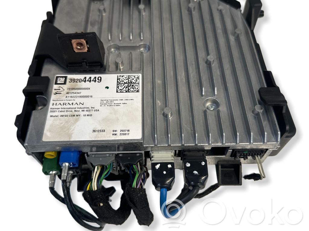 Opel Insignia B Sound amplifier 