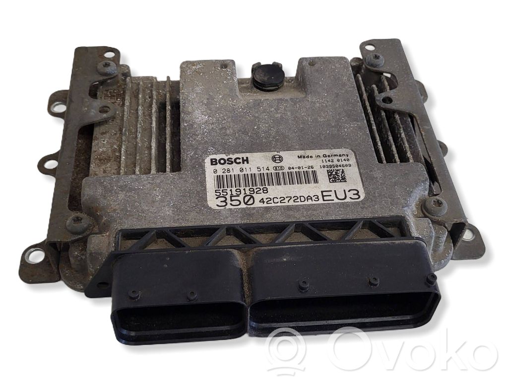 Engine control unit/module   0281011514,42C272DA3,55191928