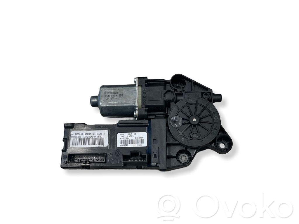 Renault Megane III Silnik regulatora szyby drzwi przednich 