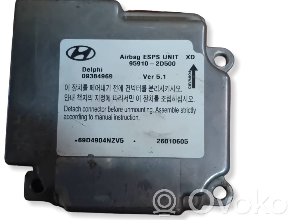 Hyundai Lantra II Sterownik / Moduł Airbag 