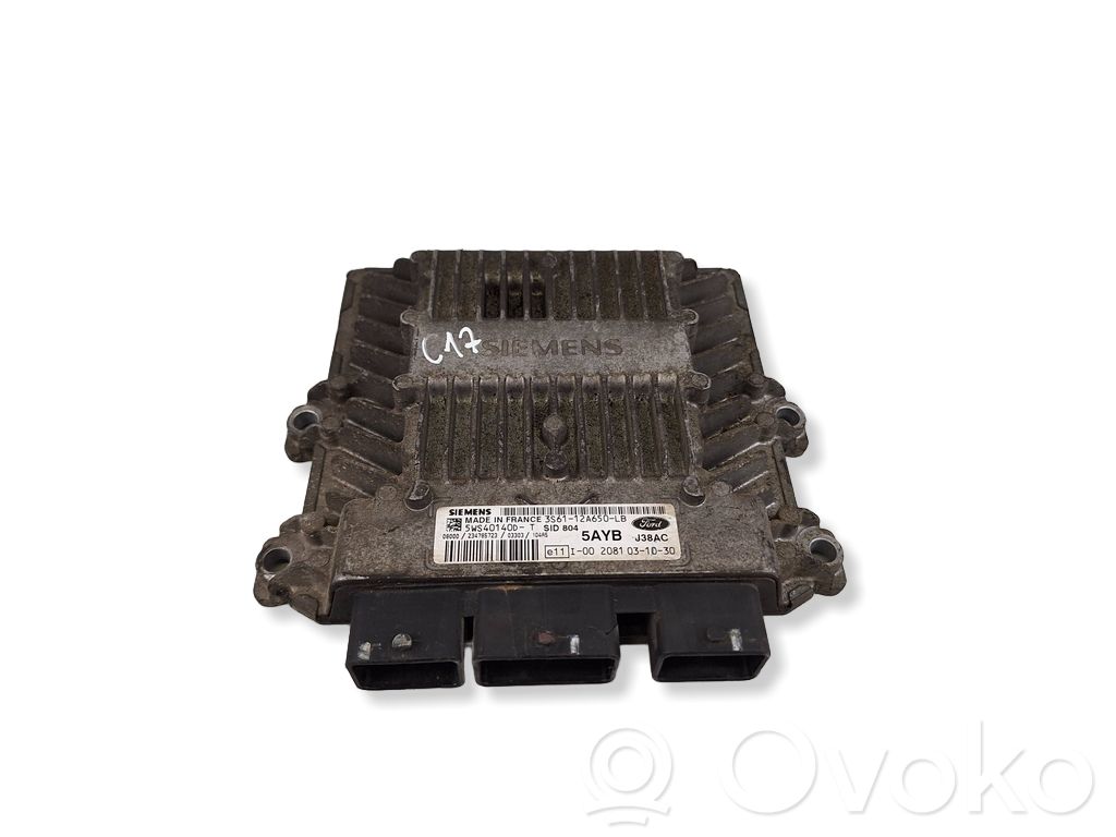 Engine control unit/module   3S6112A650LB,5WS40140D