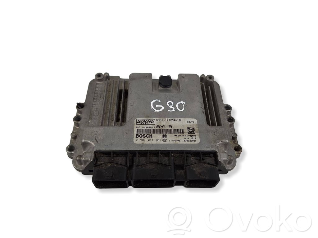 Engine control unit/module   8M5112A650LB,0281011701