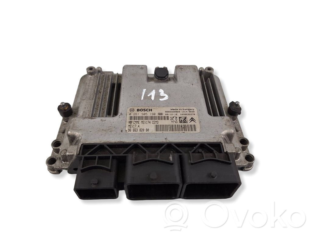 Peugeot 308 Engine control unit/module 