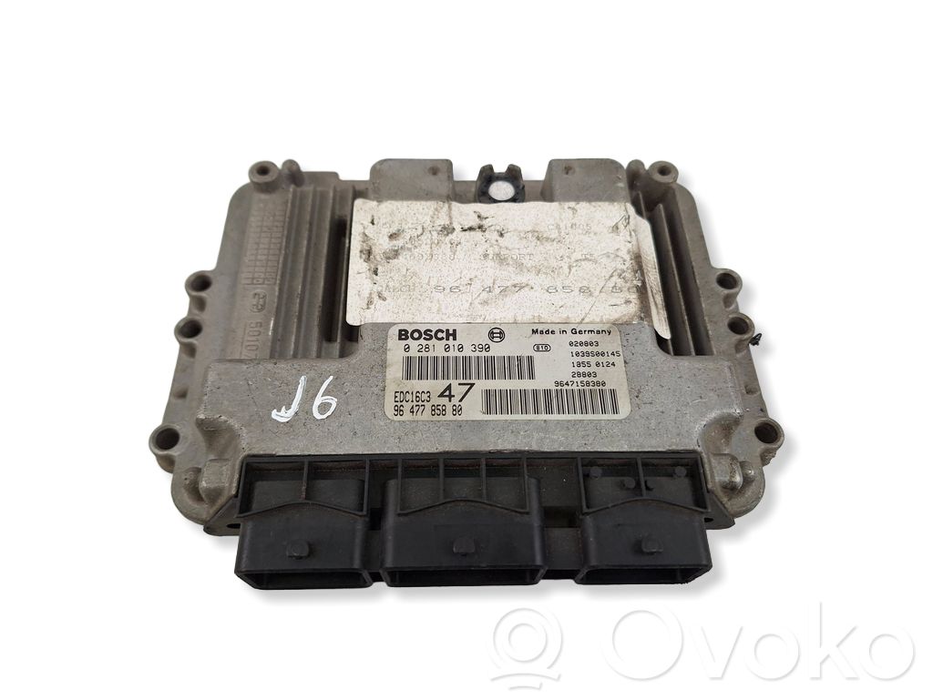 Peugeot 307 Engine control unit/module 