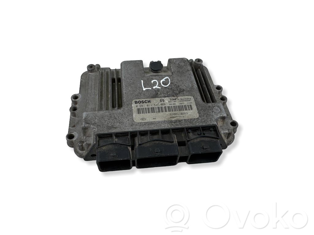 Engine control unit/module   0281011549,8200310863