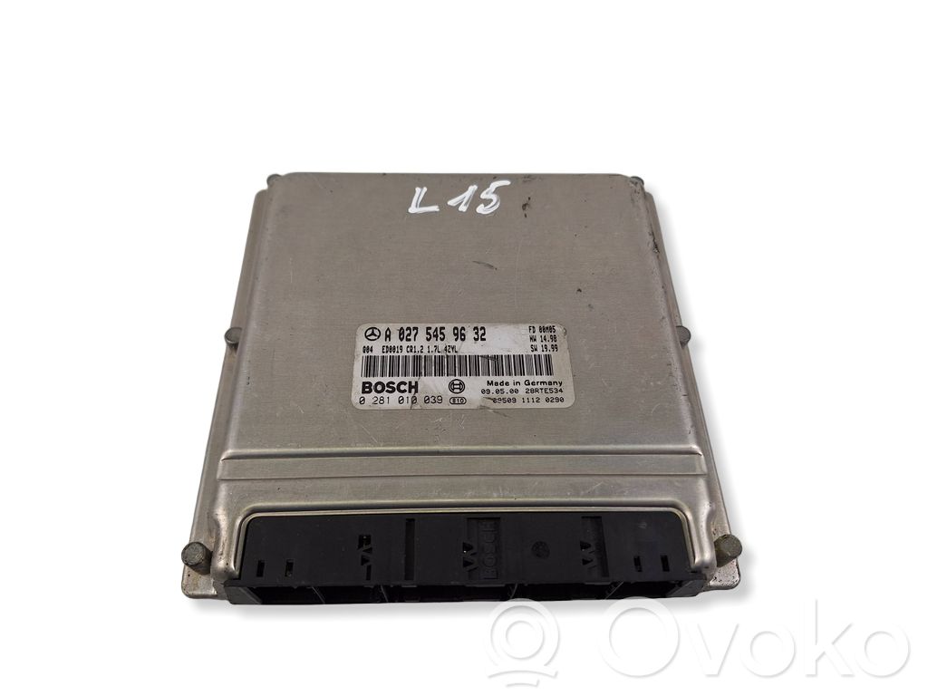 Mercedes-Benz A W169 Engine control unit/module 