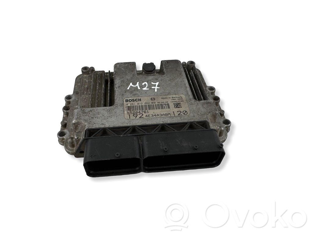 Engine control unit/module   55204761,4E34A3ABM,0281012862,1924E34A3ABM120