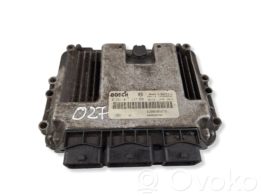 Renault Megane II Engine control unit/module 