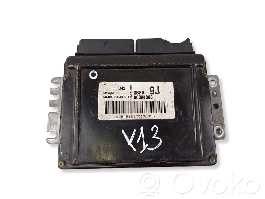 Engine control unit/module   96801808,5WY5451B,5451B170130355