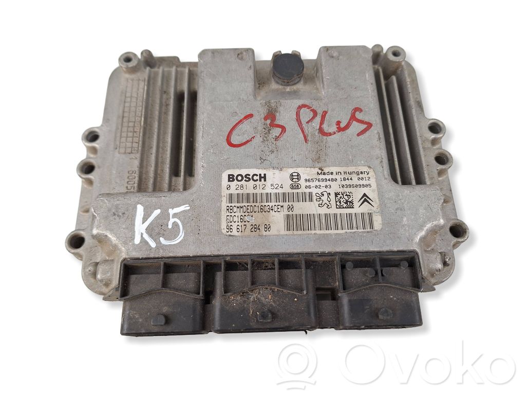 Citroen C3 Pluriel Engine control unit/module 